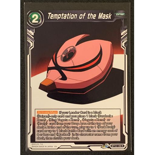 Temptation of the Mask | BT12-149 R | Rare