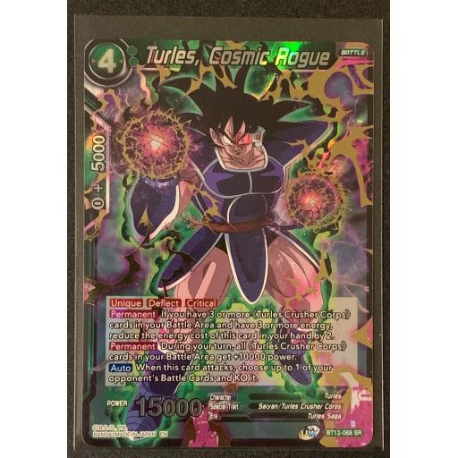 Turles , Cosmic Rogue | BT12-068 SR | Super Rare