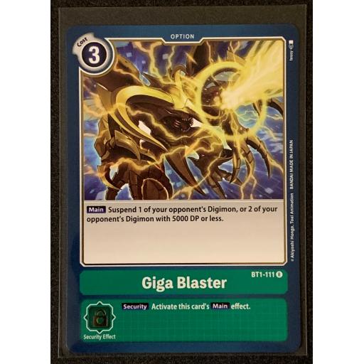 Giga Blaster | BT1-111 | Rare