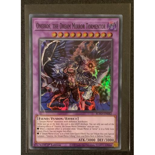 Oneirous The Dream Mirror Tormentor | BLVO-EN042 | 1st Edition | Super Rare