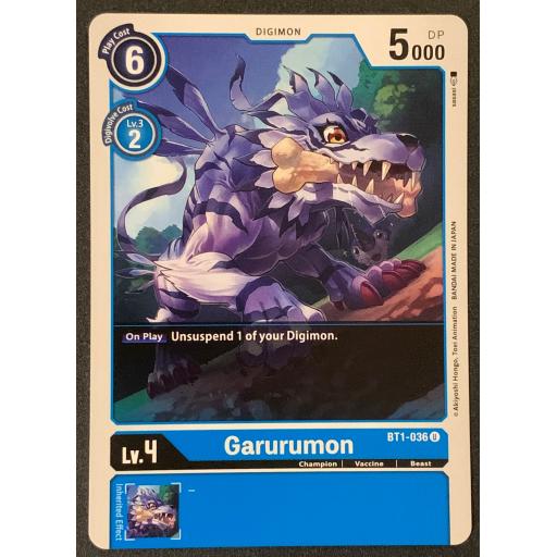 Garurumon | BT1-036 | Uncommon