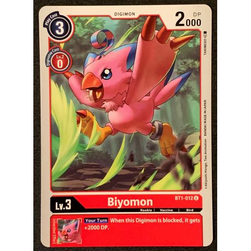 Biyomon | BT1-012 | Uncommon