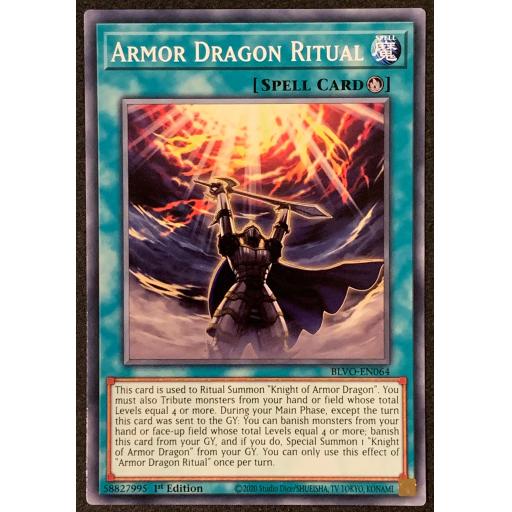 Armor Dragon Ritual | BLVO-EN064 | 1st Edition | Common