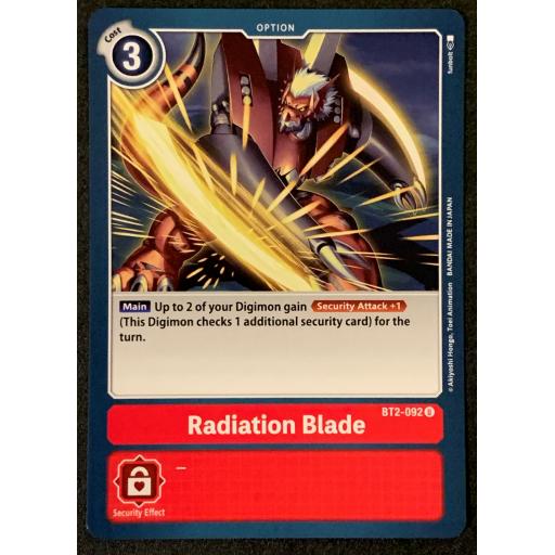 Radiation Blade | BT2-092 | Uncommon