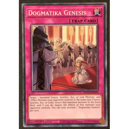 Dogmatika Genesis | BLVO-EN070 | 1st Edition | Common