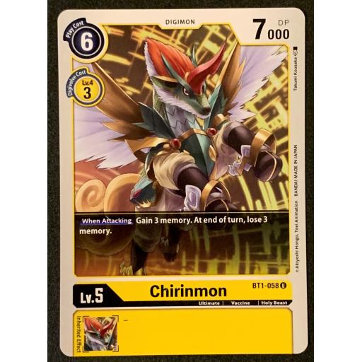 Chirinmon | BT1-058 | Uncommon