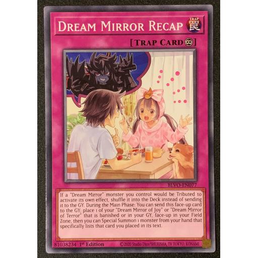 Dream Mirror Recap | BLVO-EN077 | 1st Edition | Common