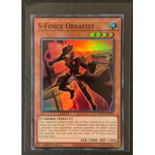 S-Force Orrafist | BLVO-EN013 | 1st Edition | Super Rare