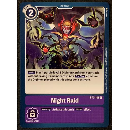 Night Raid | BT2-108 | Common