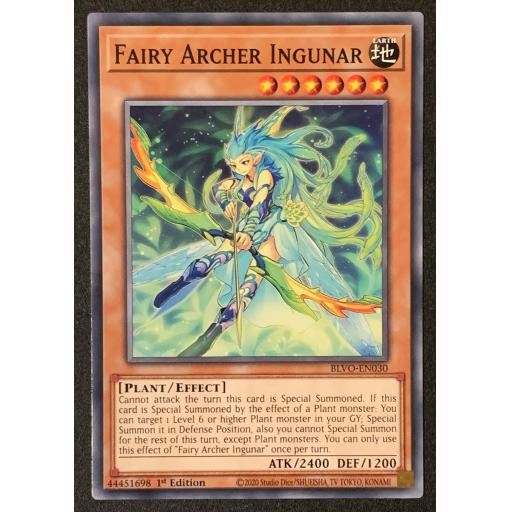 Fairy Archer Ingunar | BLVO-EN030 | 1st Edition | Common