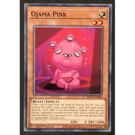 Ojama Pink | BLVO-EN036 | 1st Edition | Common