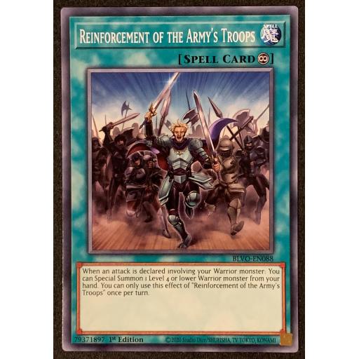 Reinforcement of the Armys Troops | BLVO-EN088 | 1st Edition | Common