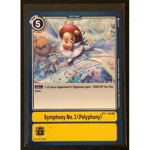 Symphony No.1 <Polyphony> | BT1-106 | Rare