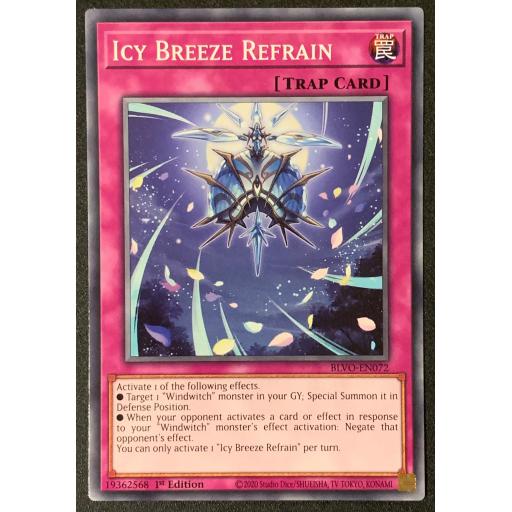 Icy Breeze Refrain | BLVO-EN072 | 1st Edition | Common