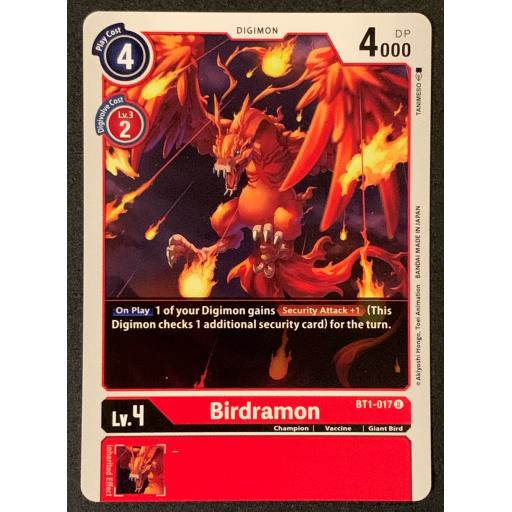 Birdramon | BT1-017 | Uncommon