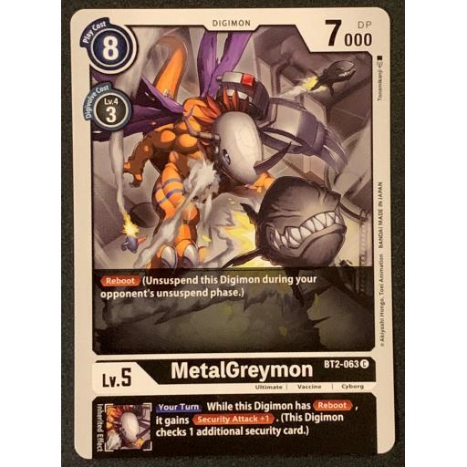 MetalGraymon | BT2-063 | Common