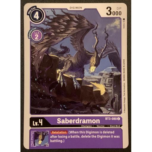 Saberdramon | BT3-080 | Common