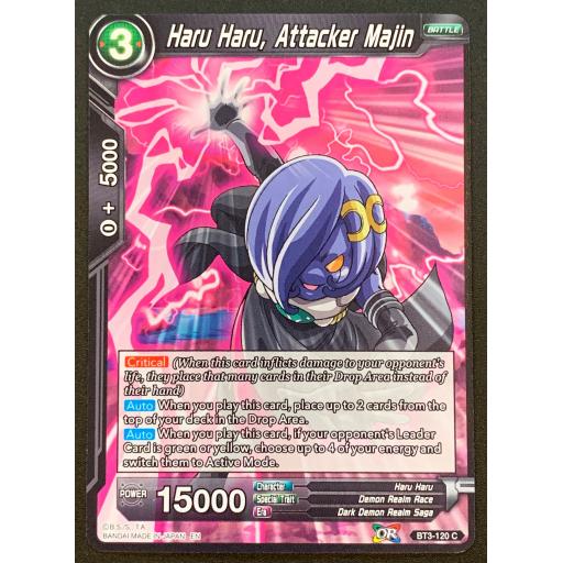 Haru Haru , Attack Majin | BT3-120 C | Common