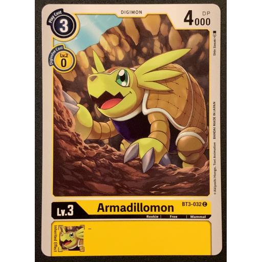Armadillomon | BT3-032 | Common
