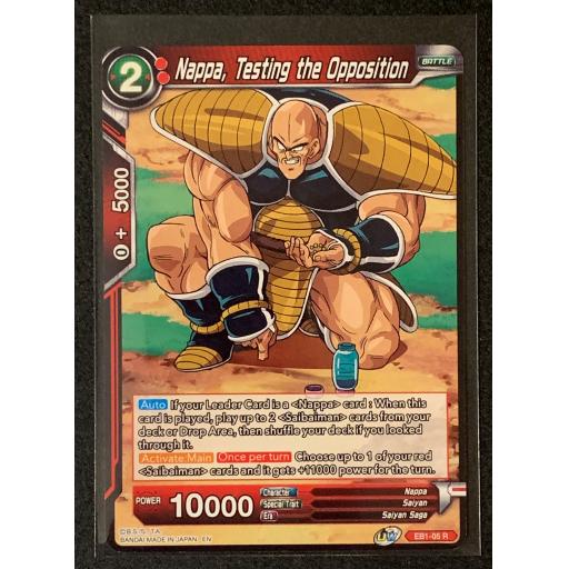 Nappa , Testing the Opposition | EB1-05 R | Rare