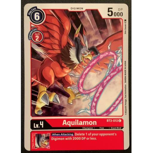 Aquilamon | BT3-012 | Common