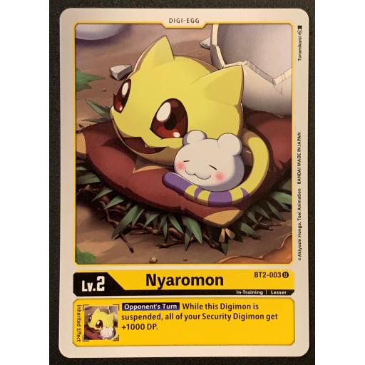 Nyaromon | BT2-003 | Uncommon