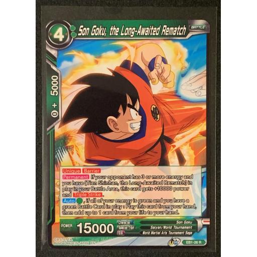 Son Goku , The Long-Awaited Rematch | EB1-26 R | Rare