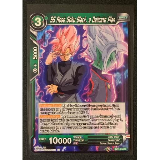 SS Rose Goku Black , a Delicate Plan | DB1-056 R | Rare