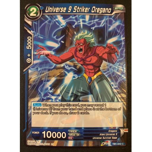 Universe 9 Striker Oregano | TB1-042 C | Common