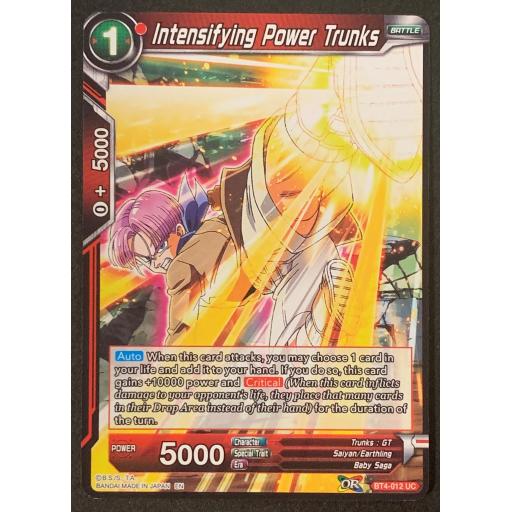 Intensifying Power Trunks | BT4-012 UC | Uncommon