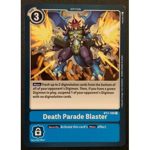 Death Parade Blaster | BT3-100 | Common