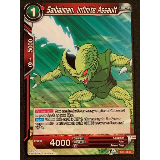 Saibaiman , Infinite Assault | EB1-06 C | Common
