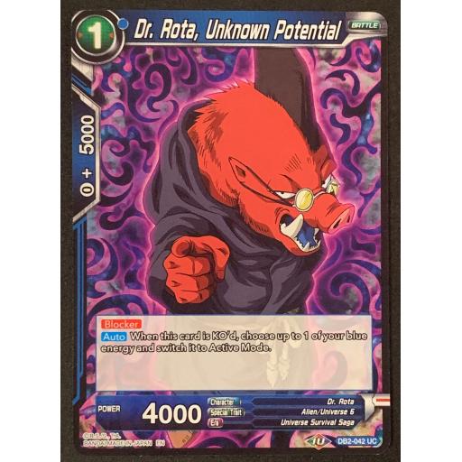 Dr.Rota, Unknown Potential | B2-042UC | Uncommon