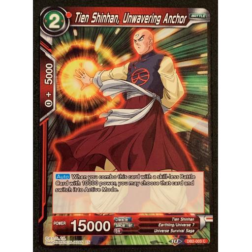 Tien Shinhan , Unwavering Anchor | DB2-003 C | Common