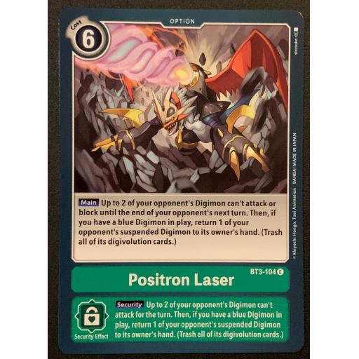 Positron Laser | BT3-104 | Common