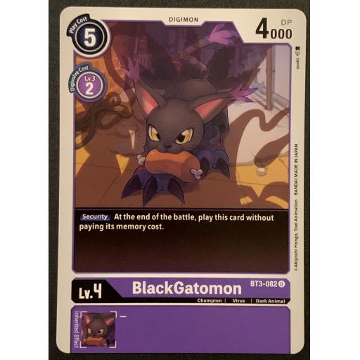 Black Gatomon | BT3-082 | Uncommon