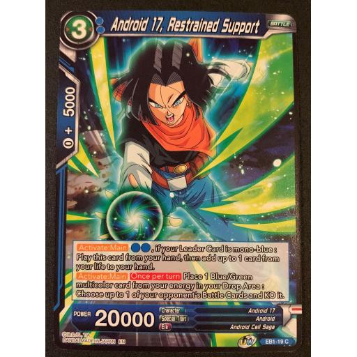 Android 17 , Restrained Support | EB1-19 C | Common