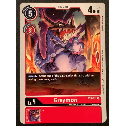 Graymon | BT3-011 | Uncommon