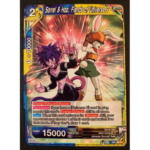 Sorrel and Hop , Fiends of Universe 9 | EB1-61 C | Common
