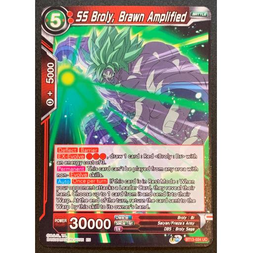 SS Broly, Brawn Amplified | BT13-024UC | Uncommon