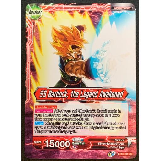 SS Bardock , The Legend Awakend | BT13-001UC | Uncommon