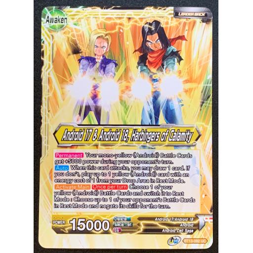 Android 17 and Android 18 | BT13-092UC | Uncommon