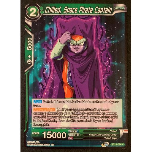 Chilled , Space Pirate Captain | BT13-066C | Common