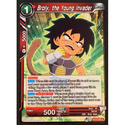 Broly, the young Invader | BT13-026C | Common
