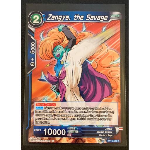 Zangya, The Savage | BT13-051R | Rare