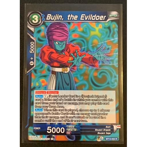 Bujin , The Evildoer | BT13-054R | Rare
