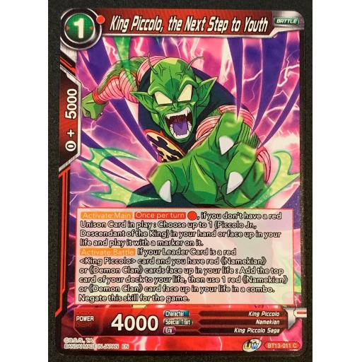 King Piccolo , The Next Step to youth | BT13-011C | Common