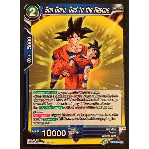 Son Goku, Dad to the Rescue | BT13-035UC | Uncommon