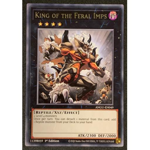 King of the Feral Imps | ANGU-EN049 | 1st Edition | Rare