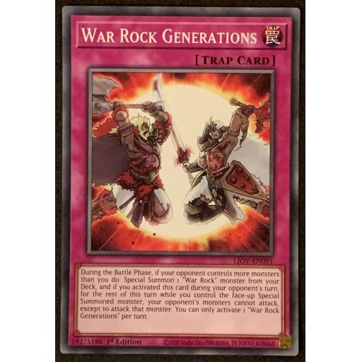 War Rock Generations | LIOV-EN091 | Common